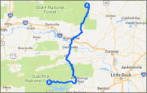 Witts Springs Map