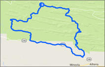 Mt. Magazine Byway Map