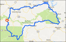 Mt. Magazine Byway Map